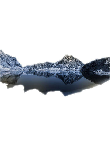 Levitated Horizon 2 White Modern Wood Framed Art Print with Double Matting by Prime, Marcus