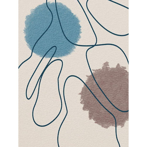 Scribble Wonder 1 White Modern Wood Framed Art Print by Prime, Marcus
