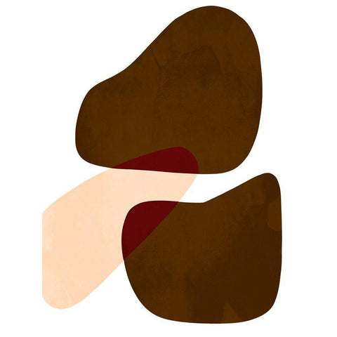 Rubbing Rocks 2 White Modern Wood Framed Art Print by Prime, Marcus