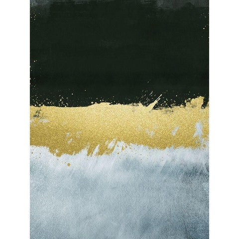 Glitzy Strike 1 Gold Ornate Wood Framed Art Print with Double Matting by Prime, Marcus