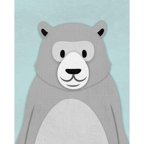 Sweet Bear 1 Black Modern Wood Framed Art Print by Prime, Marcus