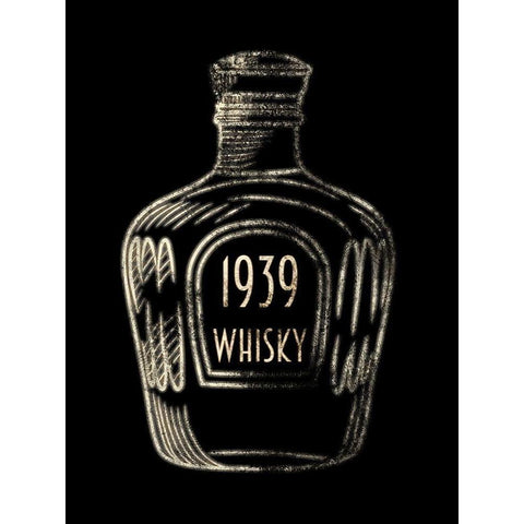 1939 Whisky White Modern Wood Framed Art Print by Prime, Marcus