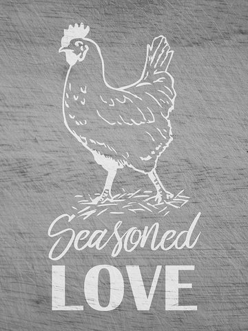 Seasoned Love 1 White Modern Wood Framed Art Print with Double Matting by Prime, Marcus