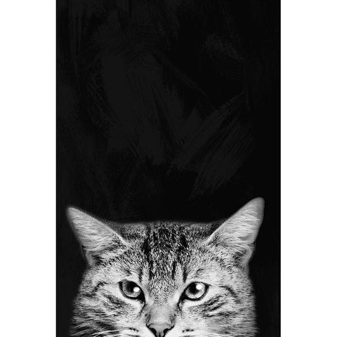 Sneaky Stare 1 Gold Ornate Wood Framed Art Print with Double Matting by Prime, Marcus