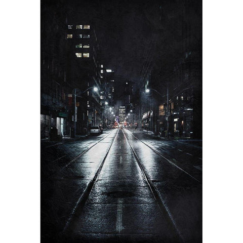 Night Watch 1 Black Modern Wood Framed Art Print by Prime, Marcus