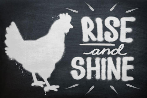 Rise And Shine Black Ornate Wood Framed Art Print with Double Matting by Prime, Marcus