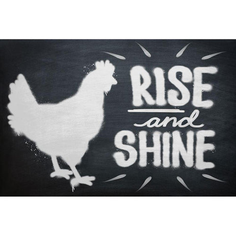 Rise And Shine White Modern Wood Framed Art Print by Prime, Marcus