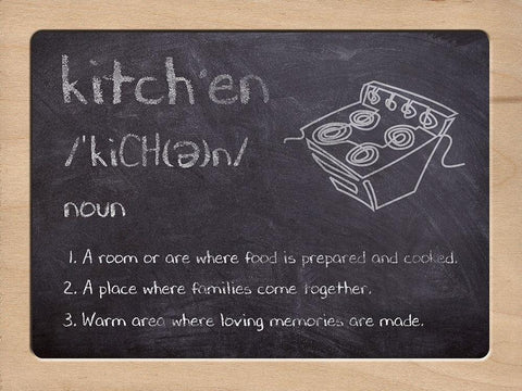 Defined Kitchen 1 Black Ornate Wood Framed Art Print with Double Matting by Prime, Marcus
