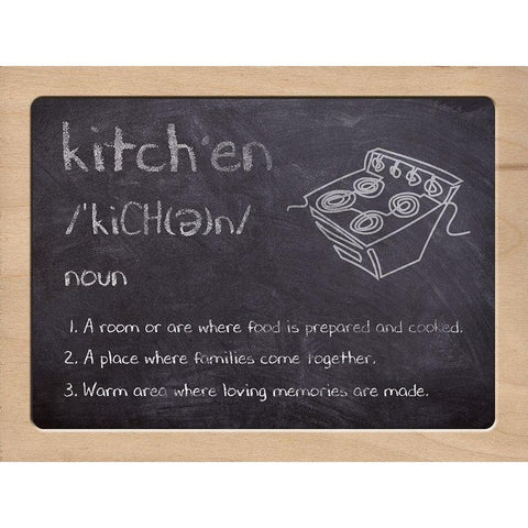 Defined Kitchen 1 Black Modern Wood Framed Art Print by Prime, Marcus