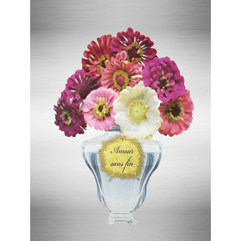 Amour Sans Fin Black Modern Wood Framed Art Print with Double Matting by Prime, Marcus