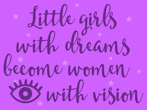Girls With Vision 1 White Modern Wood Framed Art Print with Double Matting by Prime, Marcus
