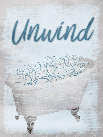 Botanical Bath 1 White Modern Wood Framed Art Print with Double Matting by Prime, Marcus