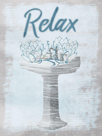 Botanical Bath 2 White Modern Wood Framed Art Print with Double Matting by Prime, Marcus