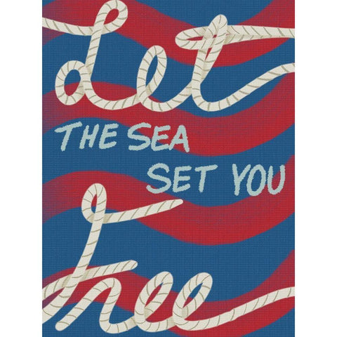 Sea Free 1 White Modern Wood Framed Art Print by Prime, Marcus