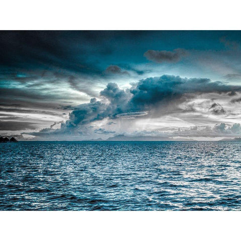 Magestic Island 2 White Modern Wood Framed Art Print by Prime, Marcus