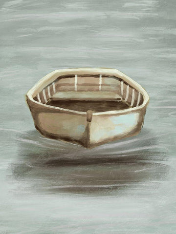 Floating Hope 1 White Modern Wood Framed Art Print with Double Matting by Prime, Marcus