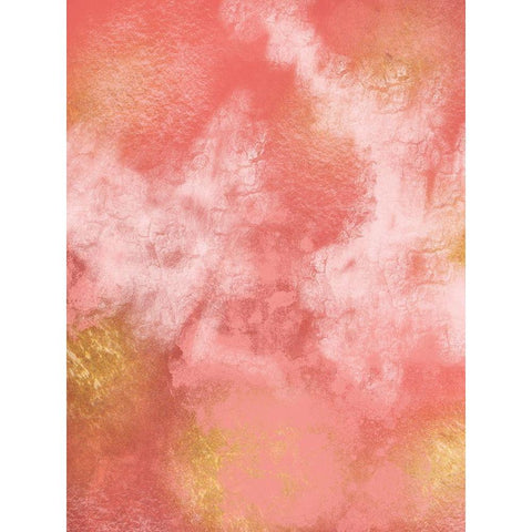 Living Coral 1 Black Modern Wood Framed Art Print by Prime, Marcus