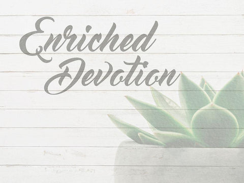 Enriched Devotion 1 White Modern Wood Framed Art Print with Double Matting by Prime, Marcus