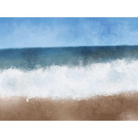 Turbulent Waves 1 Gold Ornate Wood Framed Art Print with Double Matting by Prime, Marcus