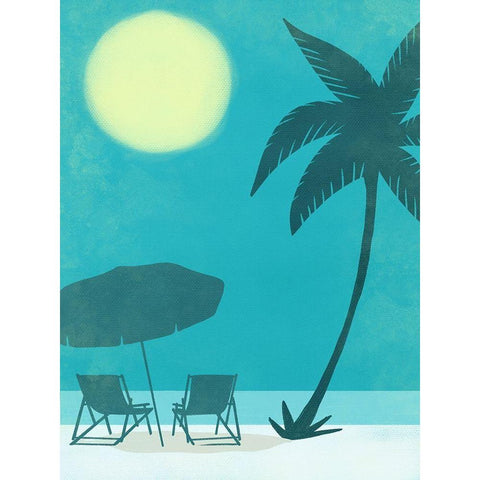 Coastal Fun 4 Black Modern Wood Framed Art Print by Prime, Marcus