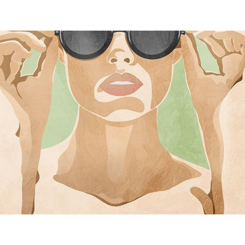Sunkissed Beauty 1 Gold Ornate Wood Framed Art Print with Double Matting by Prime, Marcus