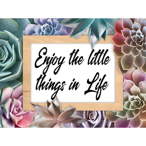Life Joys 1 Black Modern Wood Framed Art Print by Prime, Marcus