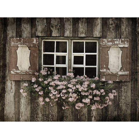 Welcoming Window 1 Gold Ornate Wood Framed Art Print with Double Matting by Prime, Marcus