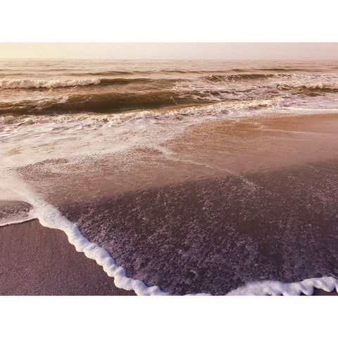 Prismatic Beach Black Modern Wood Framed Art Print by Prime, Marcus
