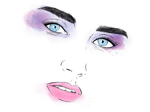 Take On Me 1 White Modern Wood Framed Art Print with Double Matting by Prime, Marcus