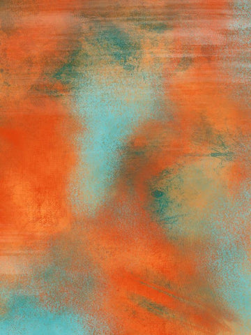 Orange Creamcicle 2 White Modern Wood Framed Art Print with Double Matting by Prime, Marcus