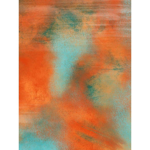 Orange Creamcicle 2 Black Modern Wood Framed Art Print by Prime, Marcus