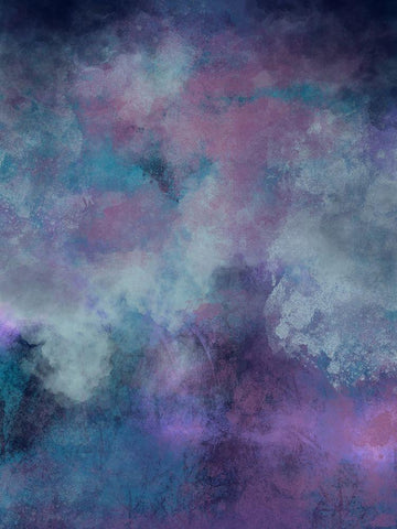 Amethyst Delight 1 White Modern Wood Framed Art Print with Double Matting by Prime, Marcus