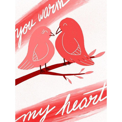 Warm Heart 1 Gold Ornate Wood Framed Art Print with Double Matting by Prime, Marcus