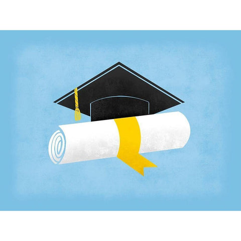 Grad Pride 1 Gold Ornate Wood Framed Art Print with Double Matting by Prime, Marcus