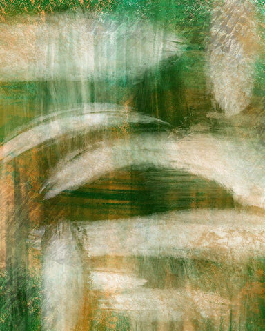 Jade Sunset 3 White Modern Wood Framed Art Print with Double Matting by Prime, Marcus