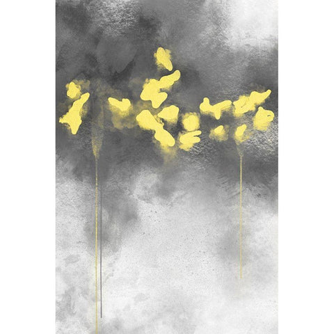Bright Terrain 1 Black Modern Wood Framed Art Print with Double Matting by Prime, Marcus