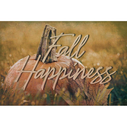 Fall Happiness 1 Gold Ornate Wood Framed Art Print with Double Matting by Prime, Marcus