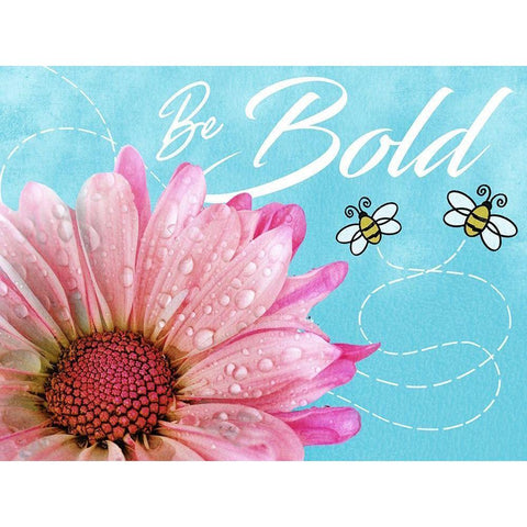 Be Bold Gold Ornate Wood Framed Art Print with Double Matting by Prime, Marcus