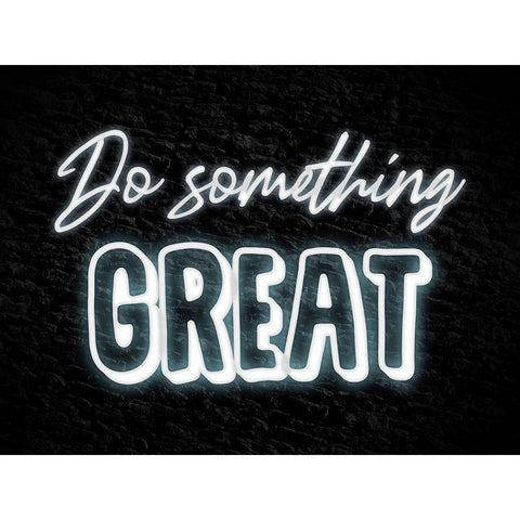 Do Something Great Gold Ornate Wood Framed Art Print with Double Matting by Prime, Marcus