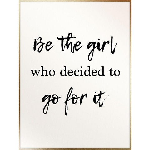 Golden Girl 1 Black Modern Wood Framed Art Print by Prime, Marcus