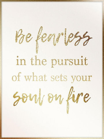 All Gold Soul 1 White Modern Wood Framed Art Print with Double Matting by Prime, Marcus