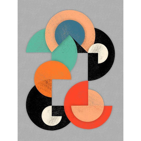 Geometric Breakthrough 1 Gold Ornate Wood Framed Art Print with Double Matting by Prime, Marcus