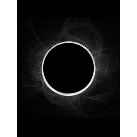 Moons Howl 3 Black Modern Wood Framed Art Print with Double Matting by Prime, Marcus