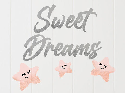 Sweet Dreamy Stars Black Ornate Wood Framed Art Print with Double Matting by Prime, Marcus