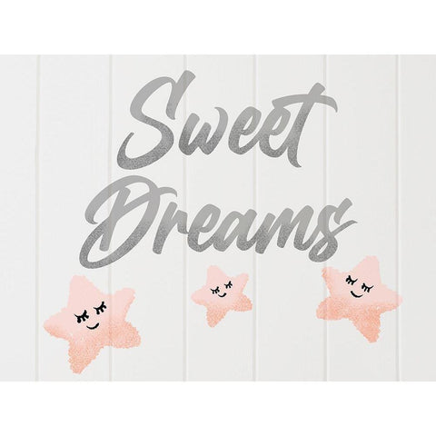 Sweet Dreamy Stars Black Modern Wood Framed Art Print with Double Matting by Prime, Marcus