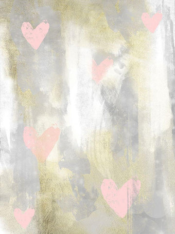 Love Explosion 1 White Modern Wood Framed Art Print with Double Matting by Prime, Marcus