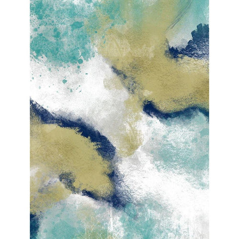 Inspired Burst 1 Black Modern Wood Framed Art Print by Prime, Marcus