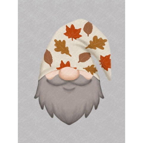 Fall Gnome 3 Black Modern Wood Framed Art Print by Prime, Marcus