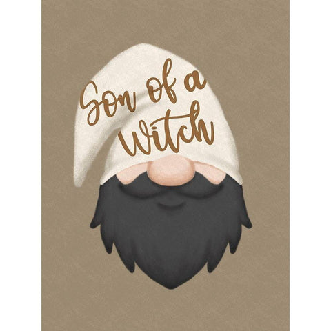 Fall Gnome 4 Black Modern Wood Framed Art Print by Prime, Marcus