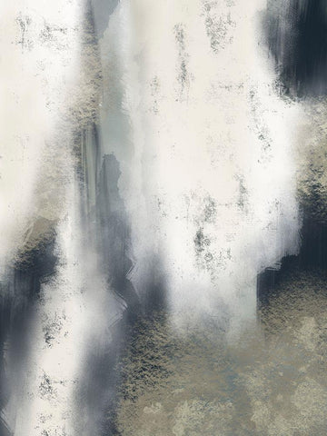 Systematic Obliteration 1 White Modern Wood Framed Art Print with Double Matting by Prime, Marcus